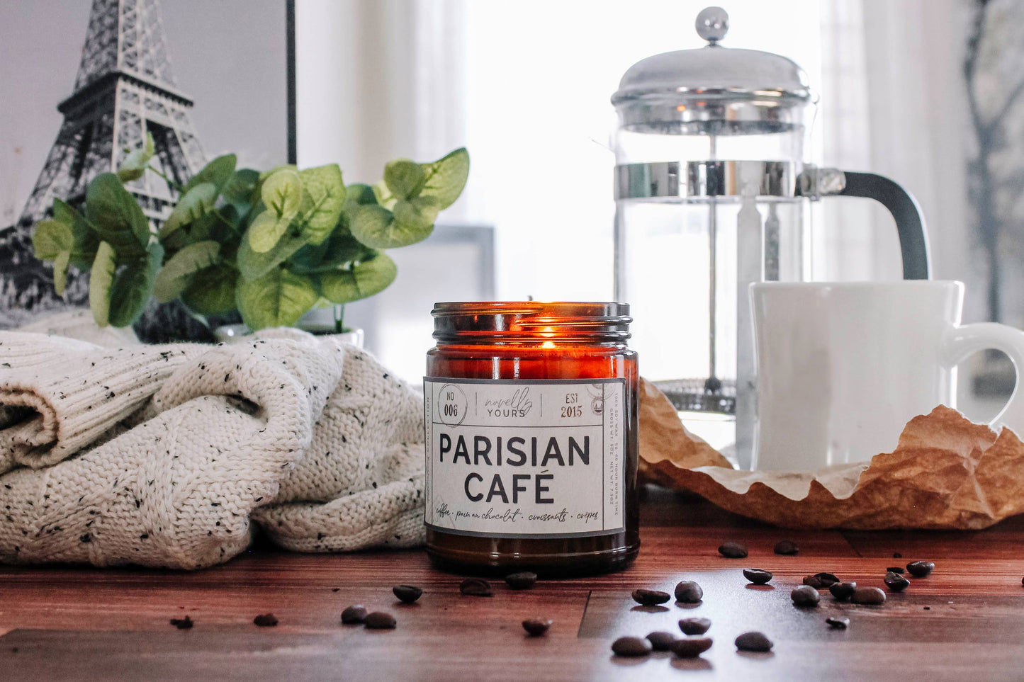Parisian Cafe Candle