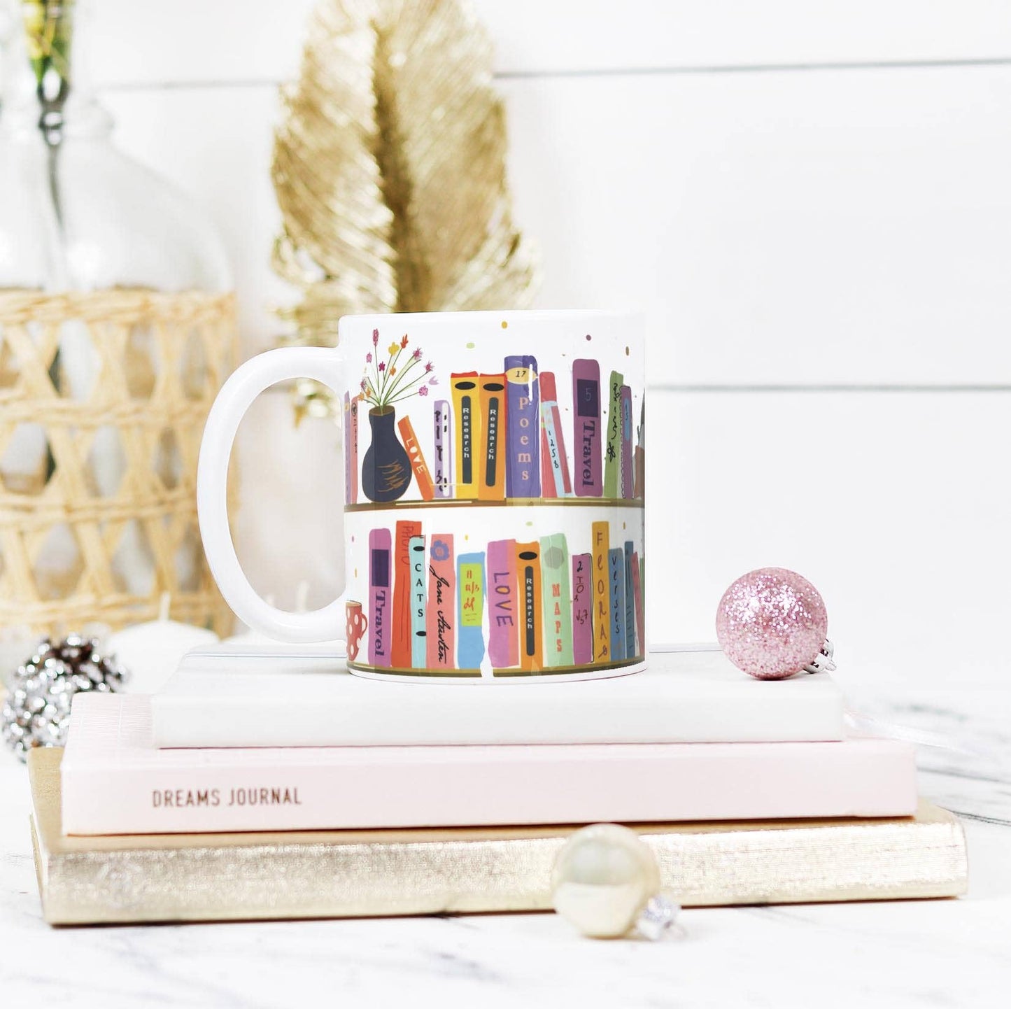 My Colorful Bookshelf Mug