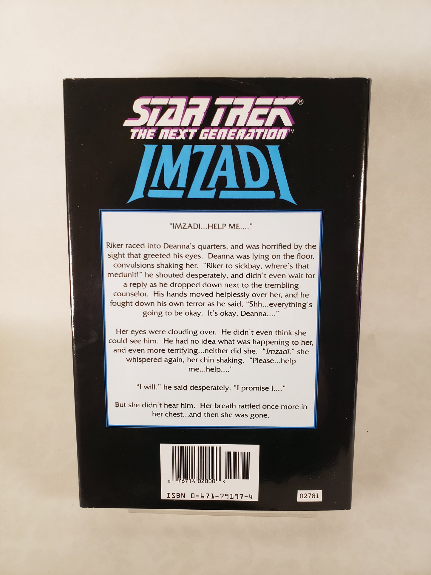 Imzadi (Star Trek: The Next Generation) - Hardcover