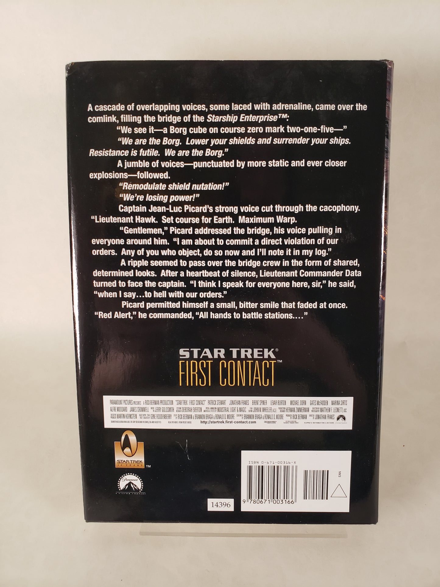 Star Trek First Contact (Star Trek The Next Generation) - Hardcover