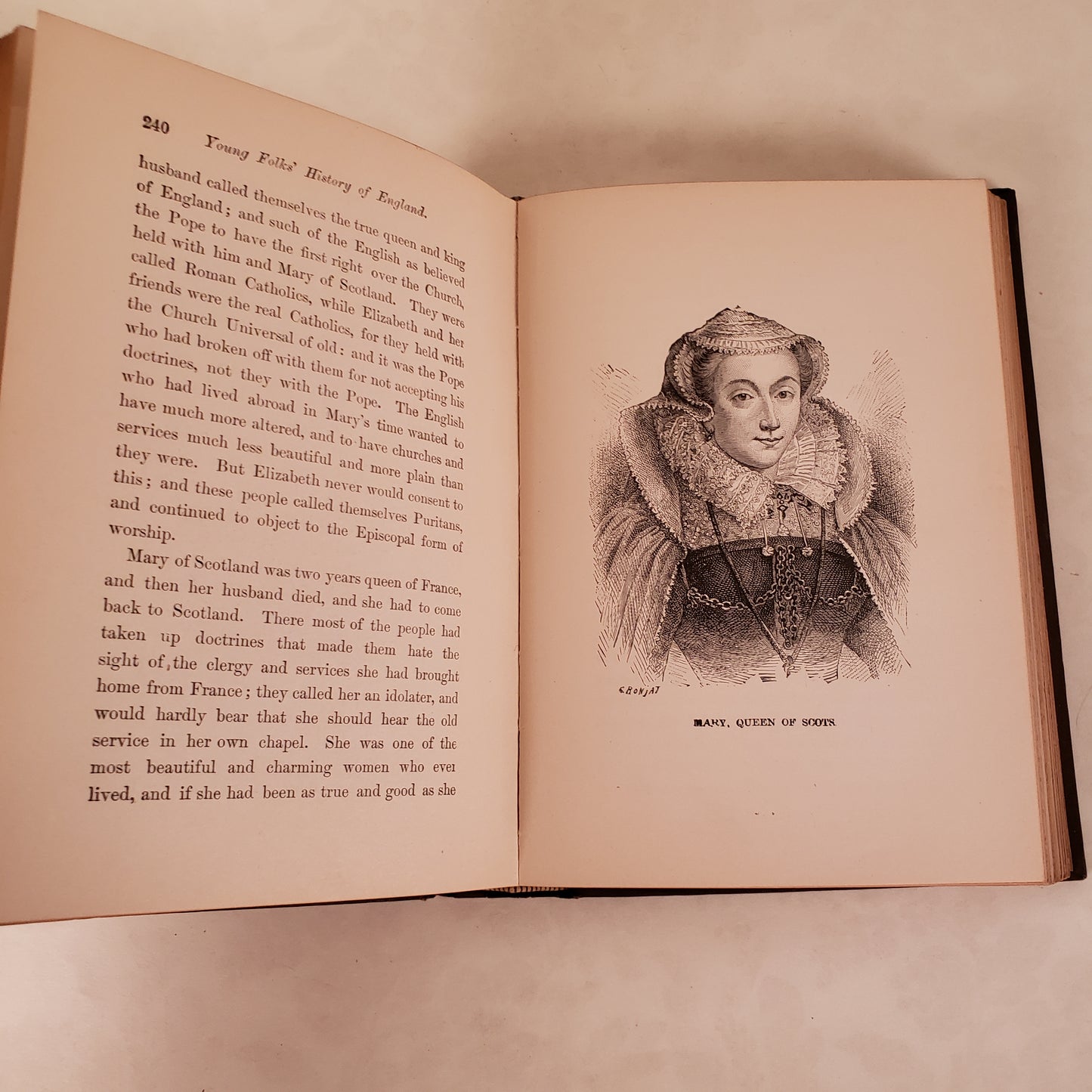 Young Folks' History of England - Illustrated 1879 Hardcover