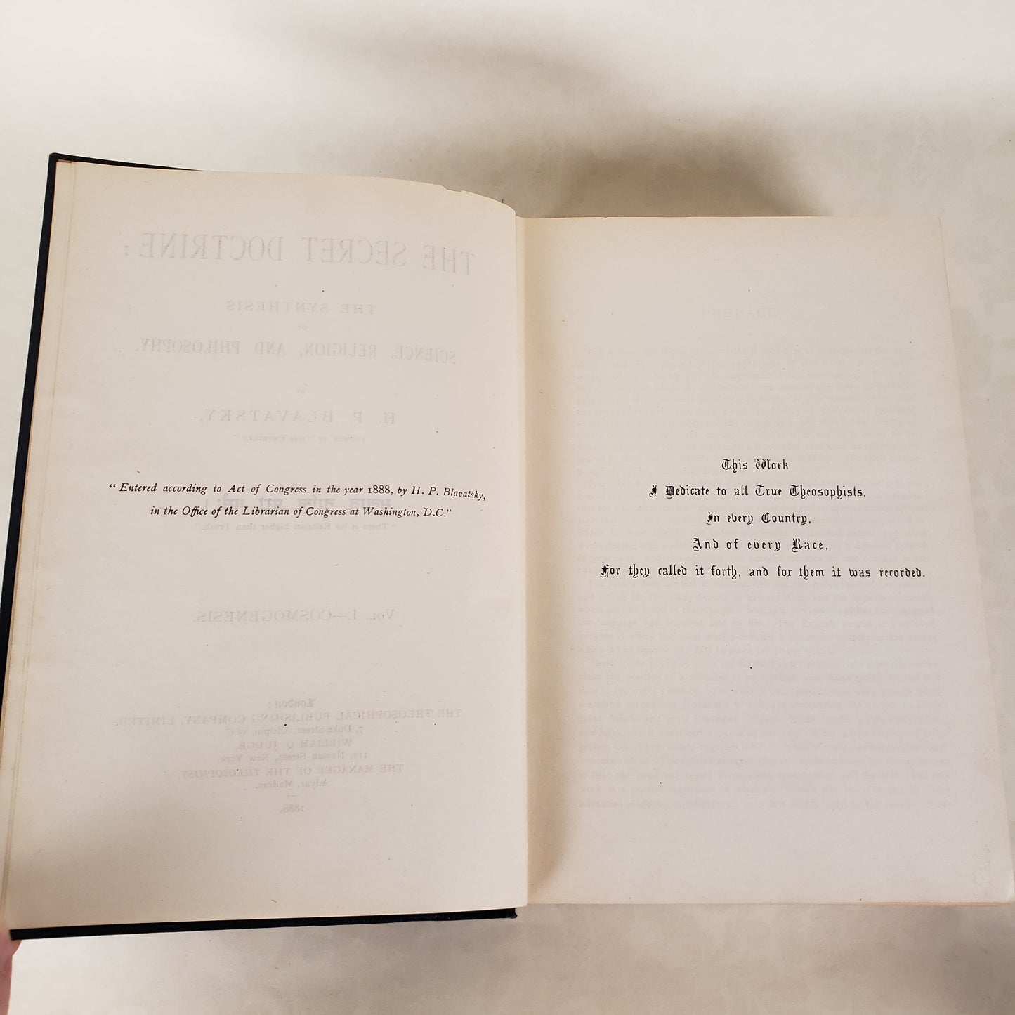 The Secret Doctrine - 1925 Hardcover