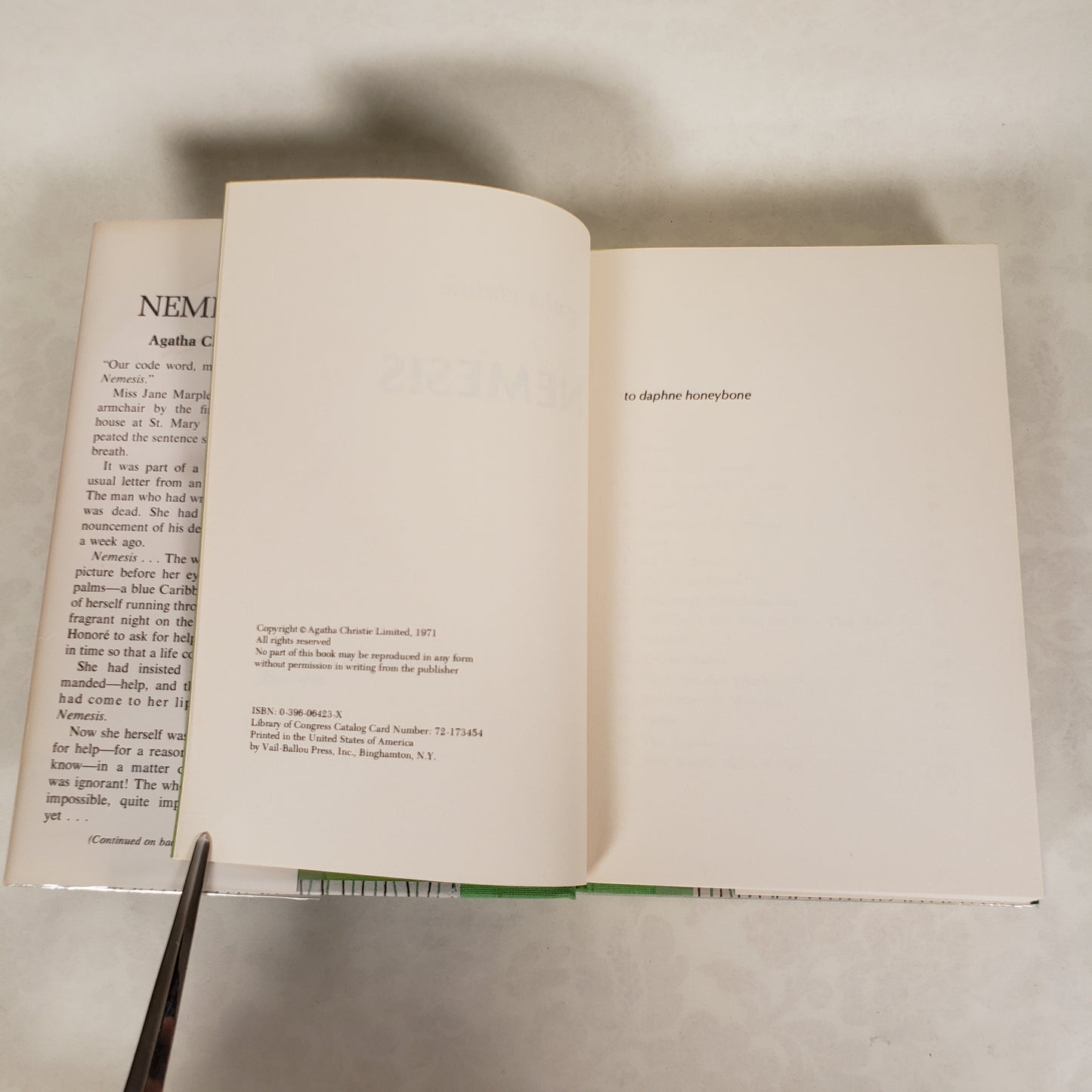 Nemesis - 1971 BCE Hardcover
