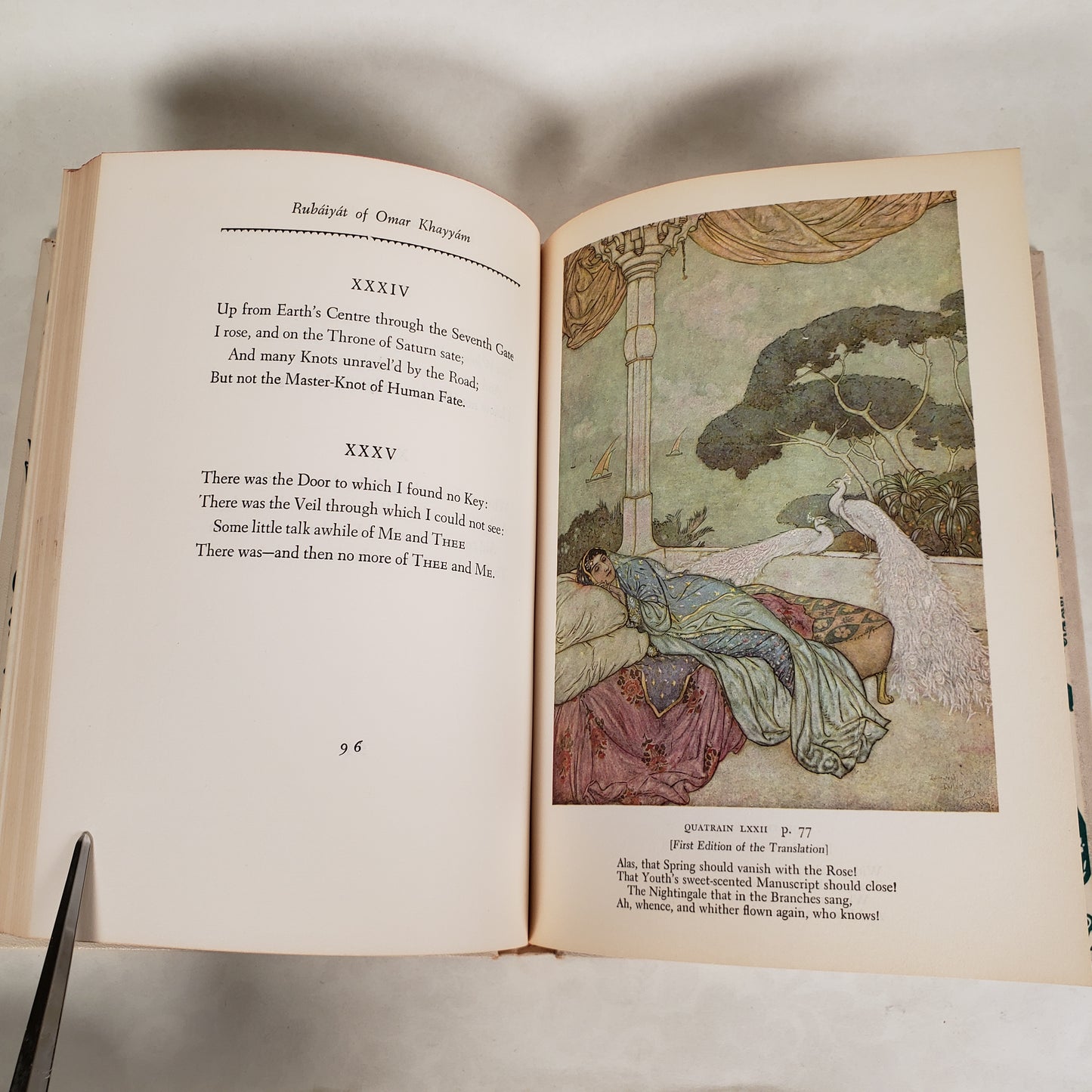 The Rubaiyat of Omar Khayyam - Illustrated 1952 Hardcover