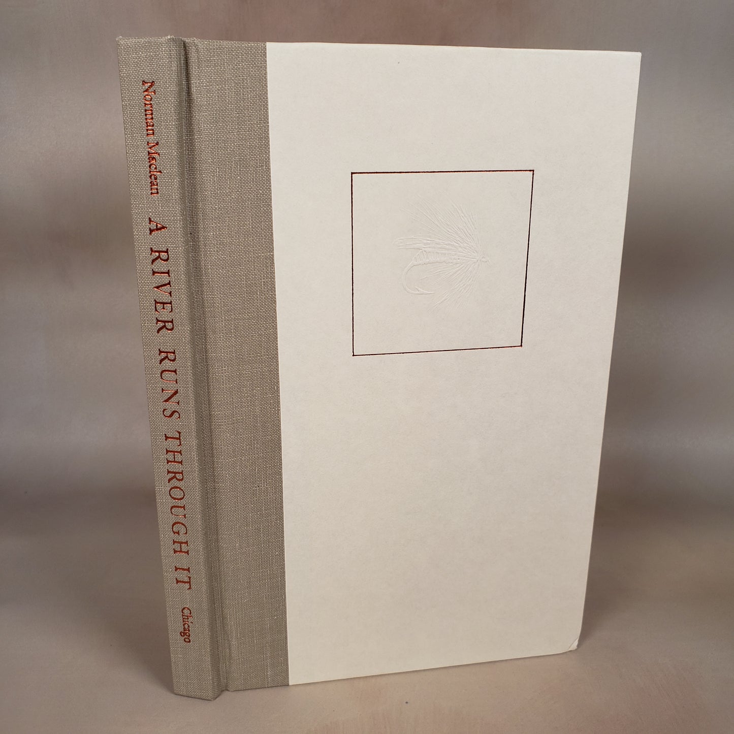 A River Runs Through It - 1989 Illustrated Hardcover