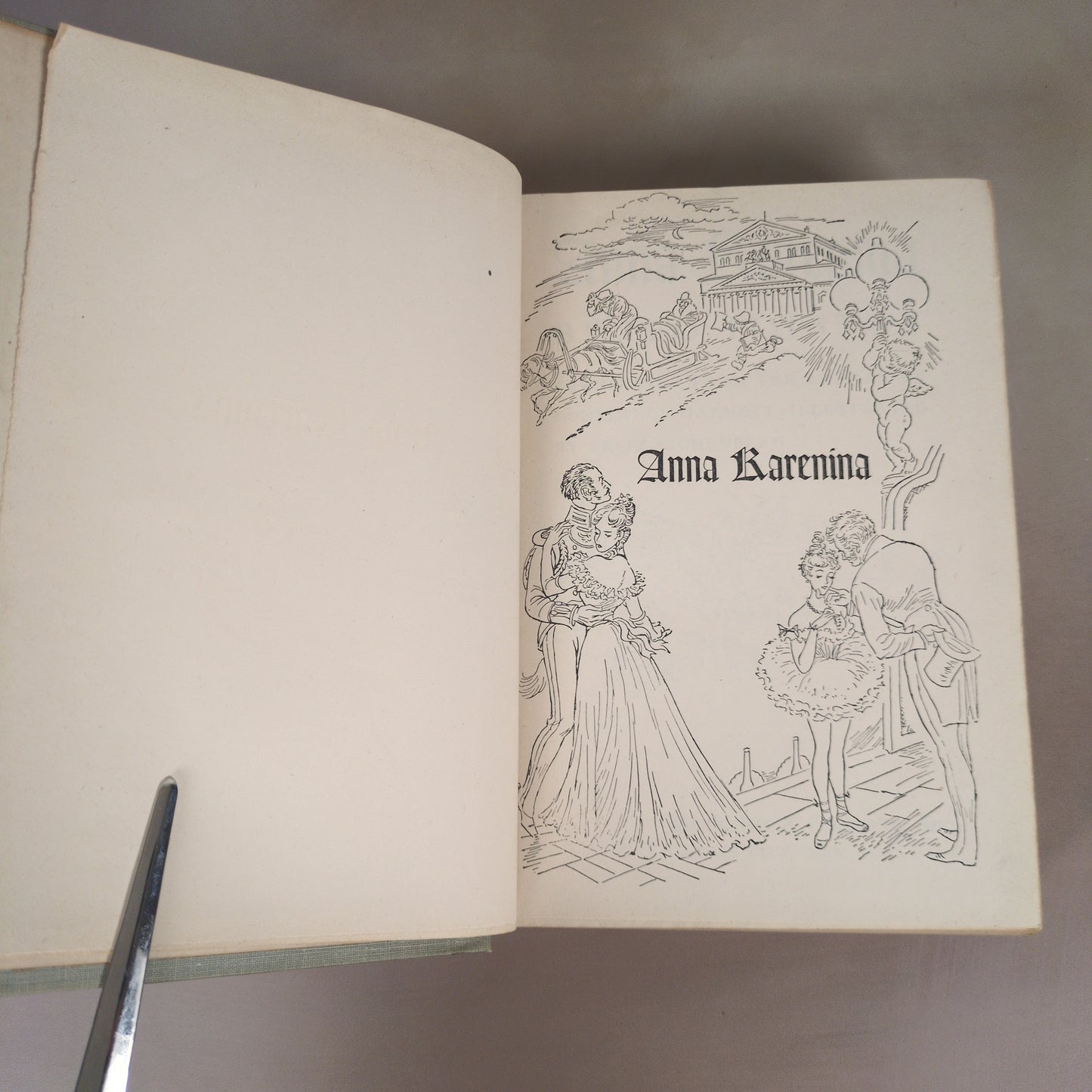Anna Karenina - Illustrated 1946 Literary Guild Hardcover
