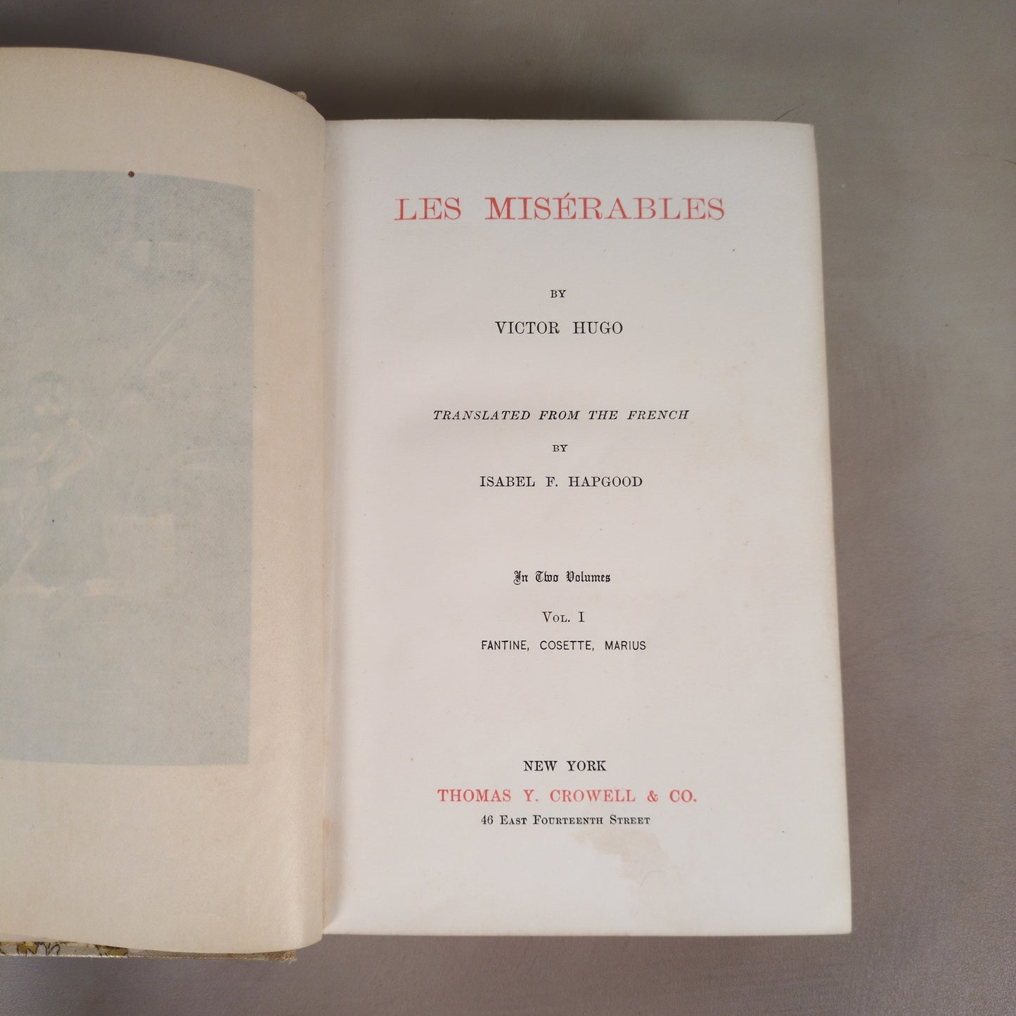 Les Misérables - 1887 Two-Volume Hardcover Set