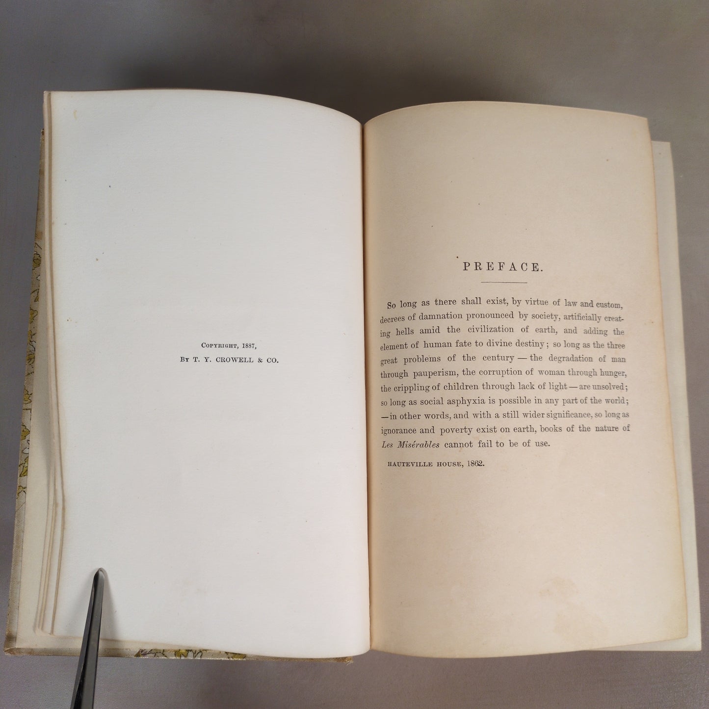 Les Misérables - 1887 Two-Volume Hardcover Set