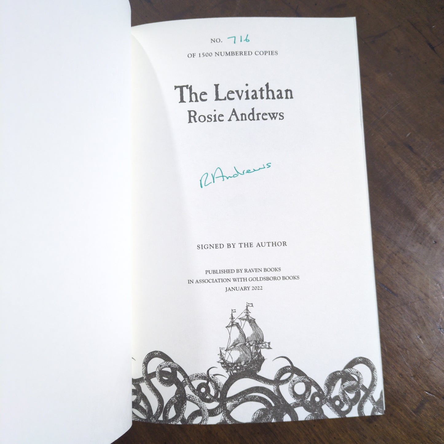 SIGNED The Leviathan - Goldsboro Limited Edition