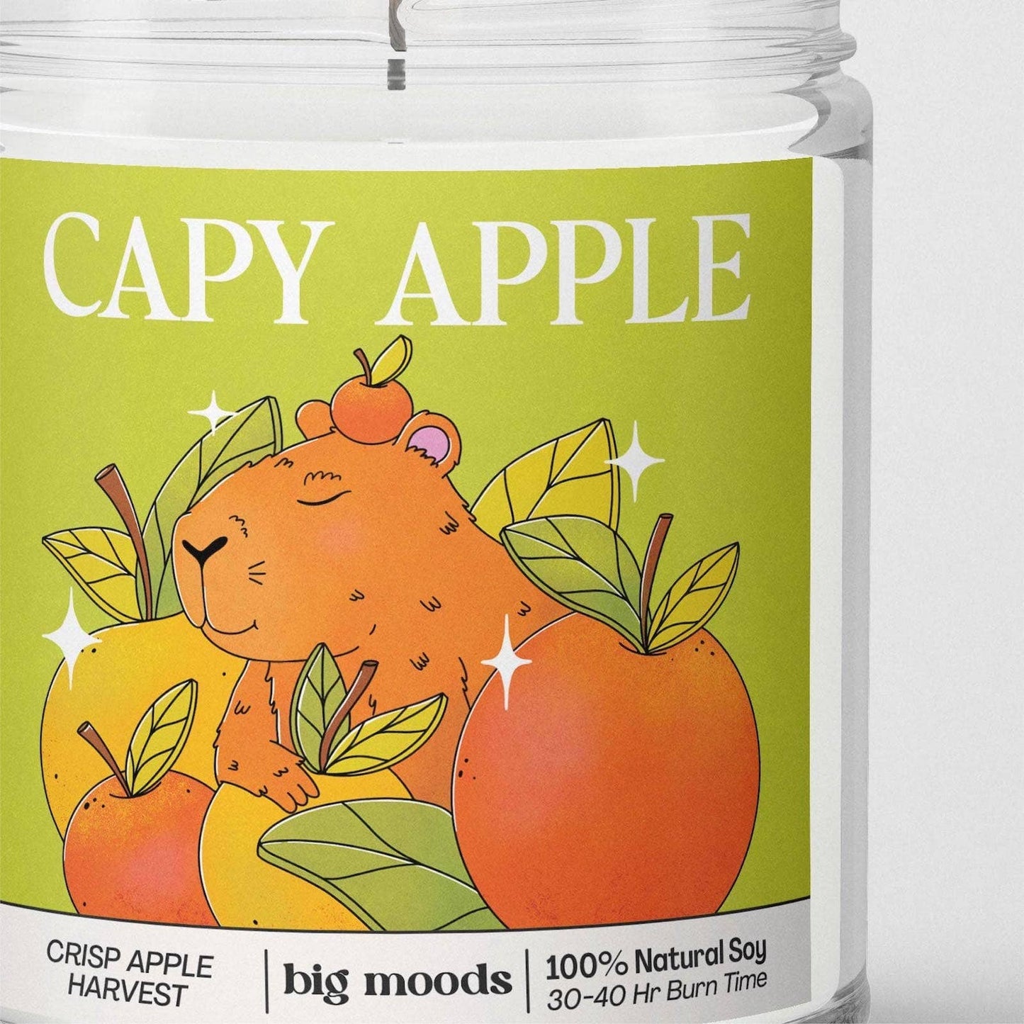 "Capy Apple" 5oz Soy Candle