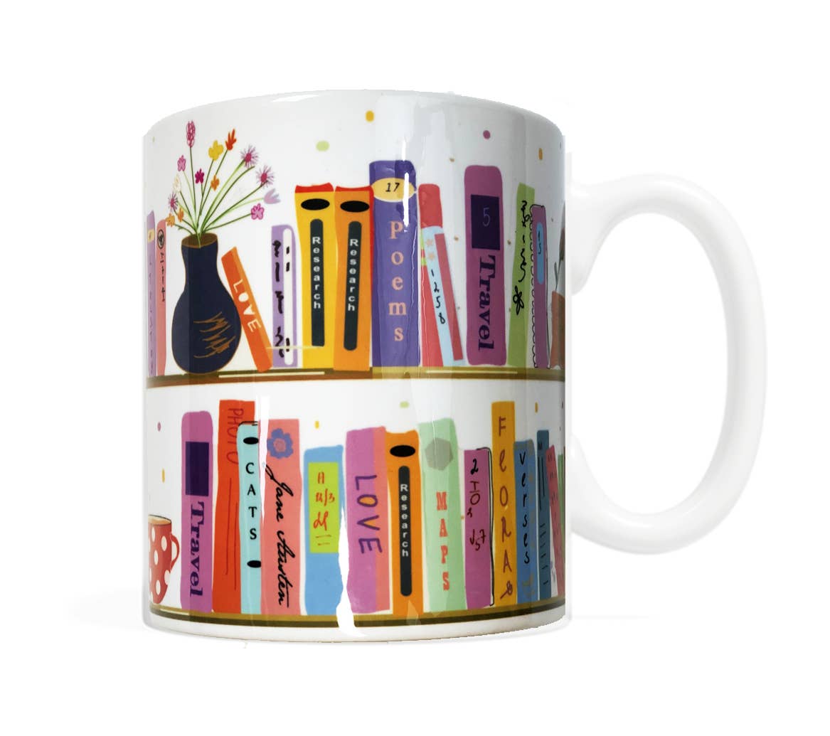 My Colorful Bookshelf Mug