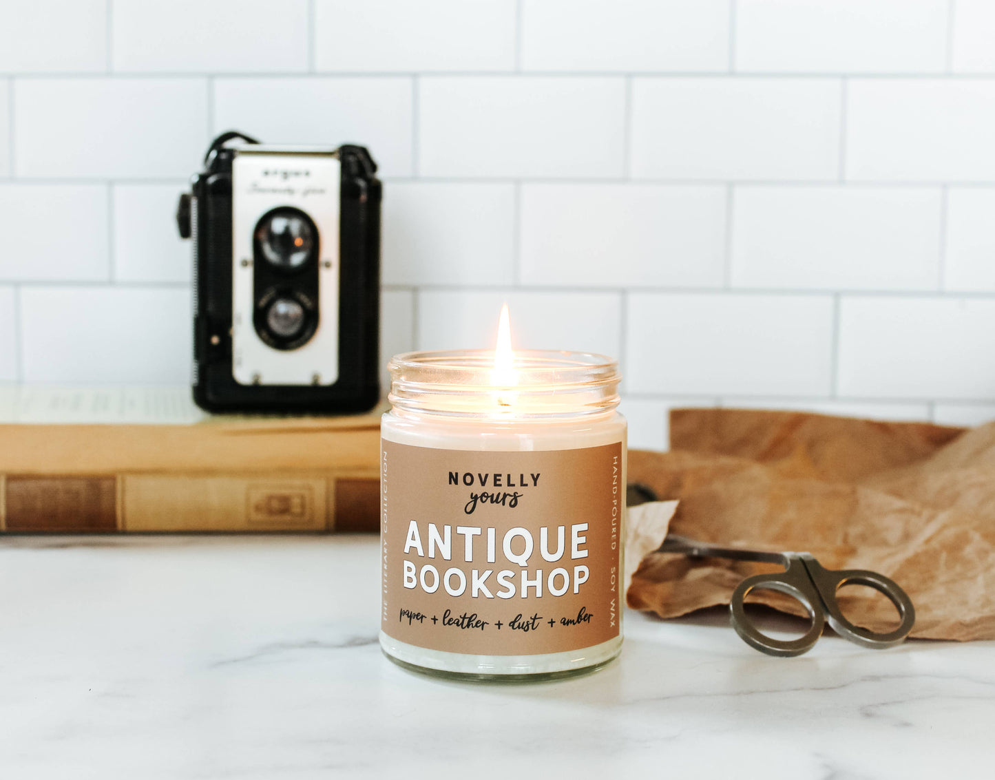 Antique Bookshop Candle
