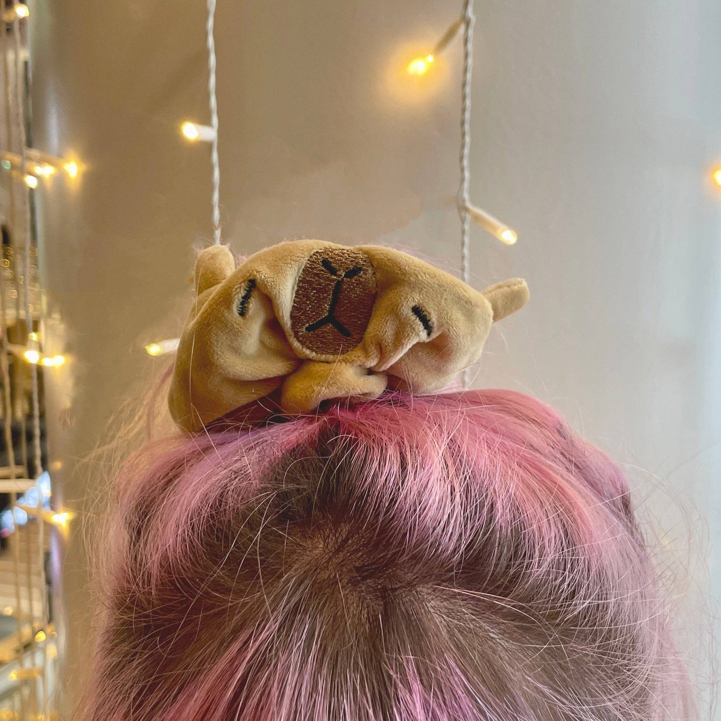 Capybara Scrunchie Hair Tie
