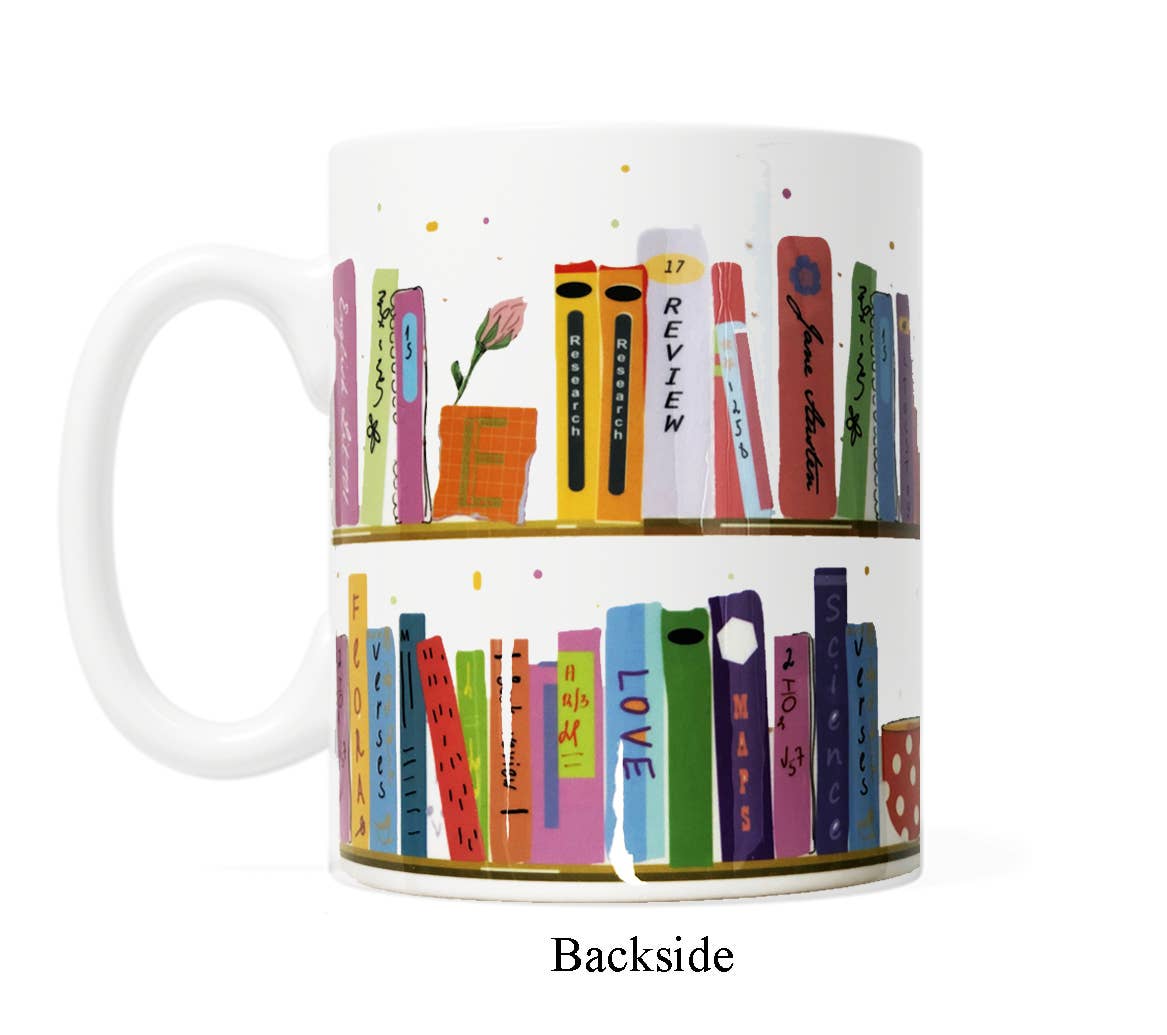 My Colorful Bookshelf Mug