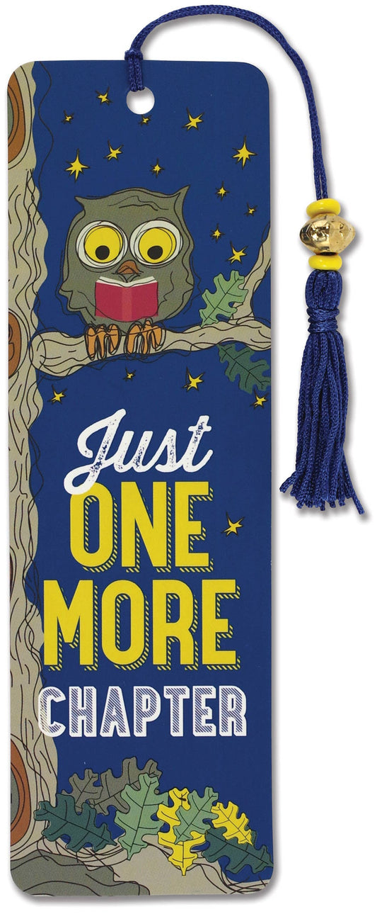 "Just One More Chapter" Beaded Bookmark