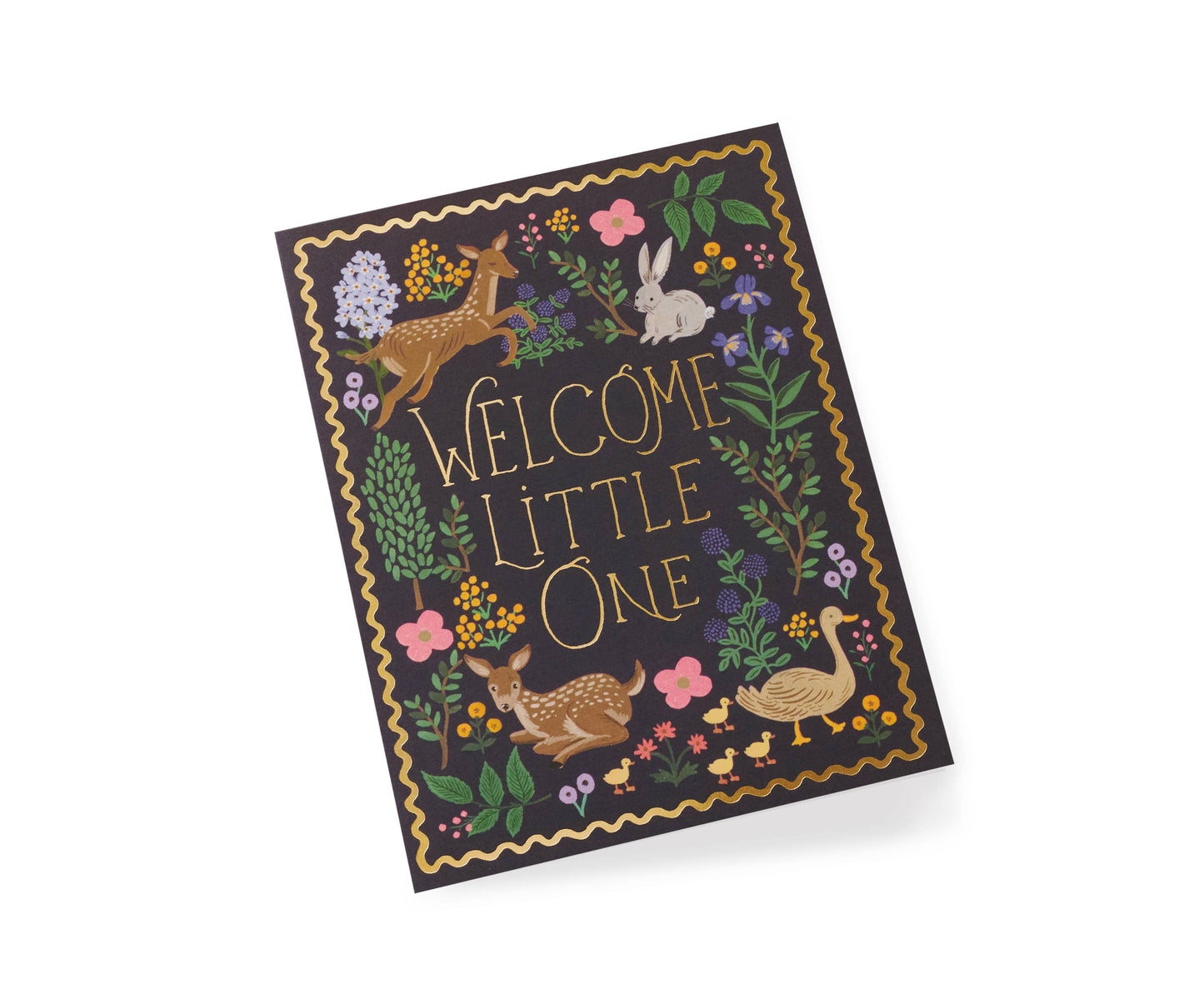 Woodland Welcome Baby Shower Card
