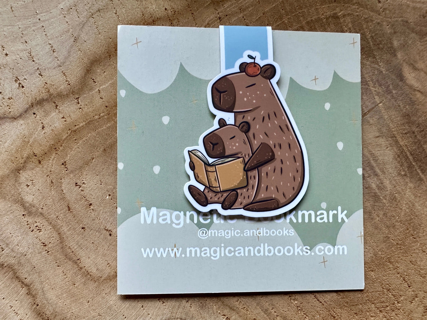 Capybara Friends Magnetic Bookmark
