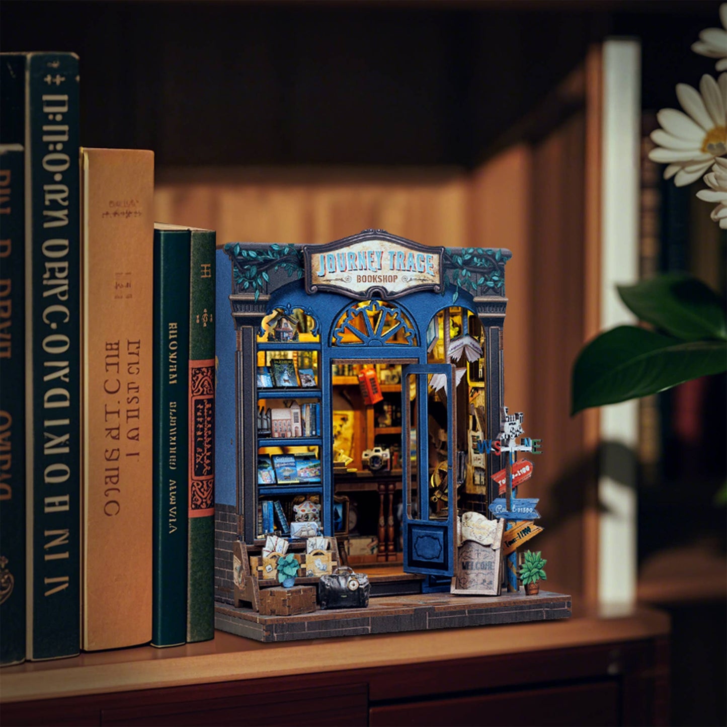 DIY Book Nook Kit: Journey Trace Bookshop