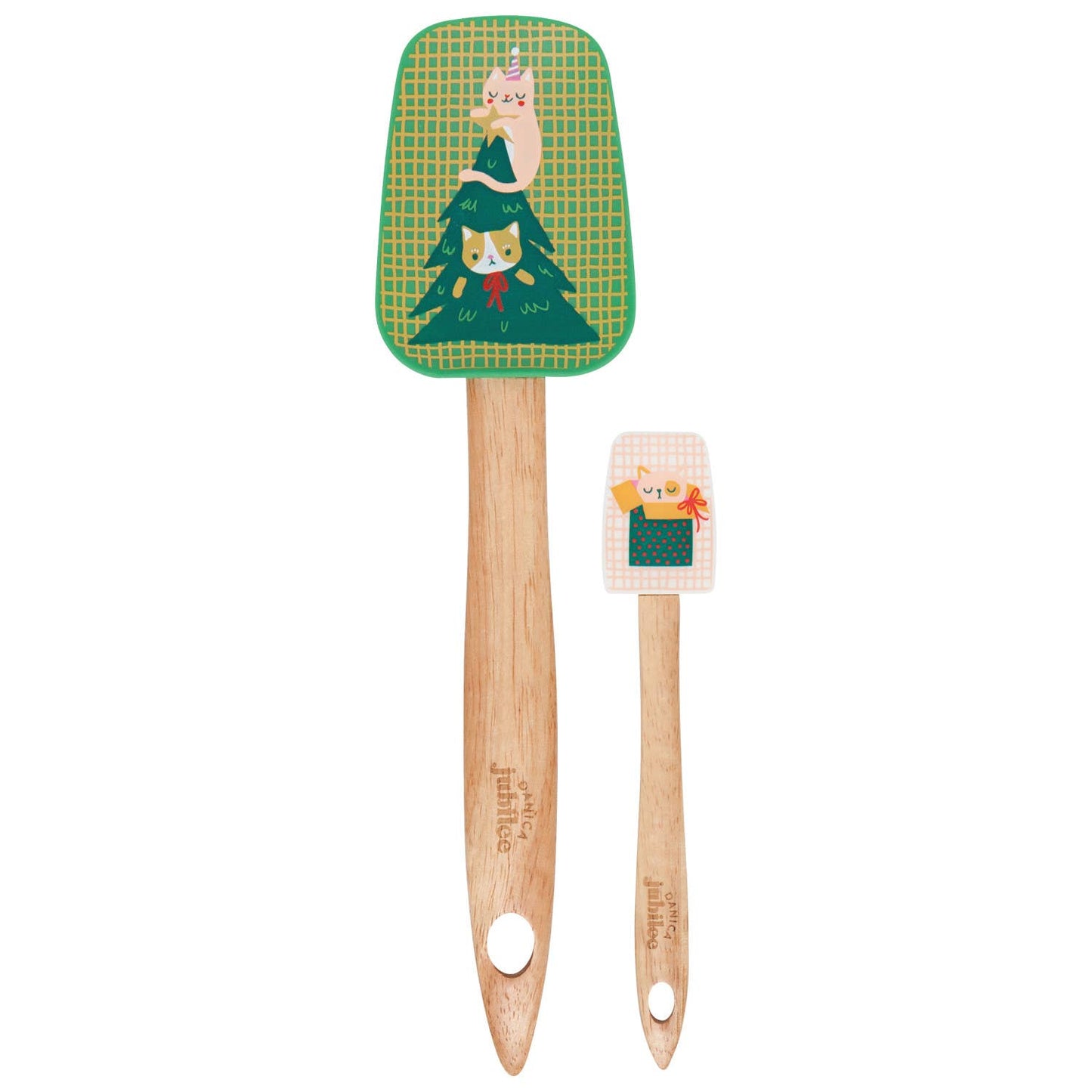 "Let it Meow" Christmas Spoonulas (Set of 2)
