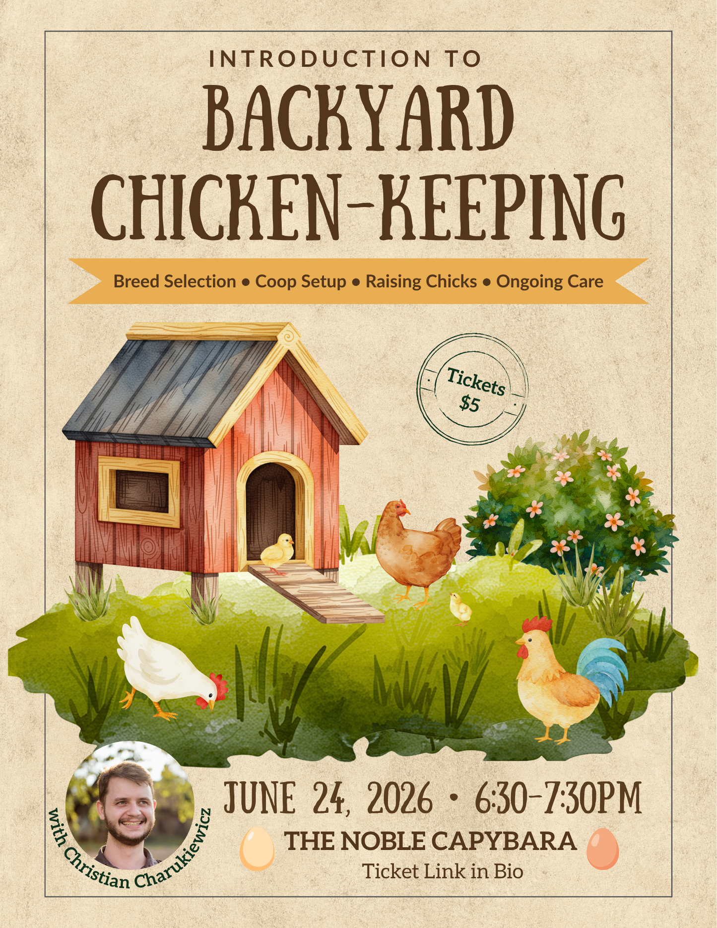 Introduction to Backyard Chicken-Keeping - June 24th