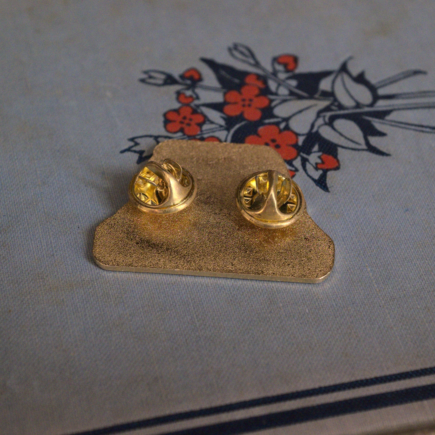 "All I Need is a Cat and a Book" Cat and Book Enamel Pin