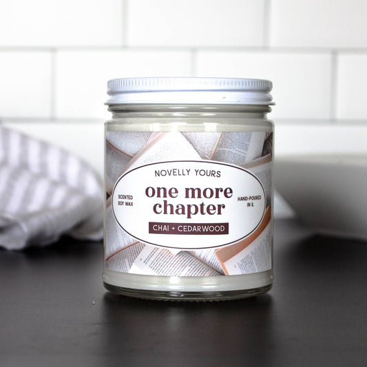 One More Chapter Candle