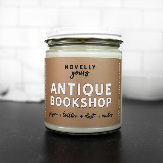 Antique Bookshop Candle