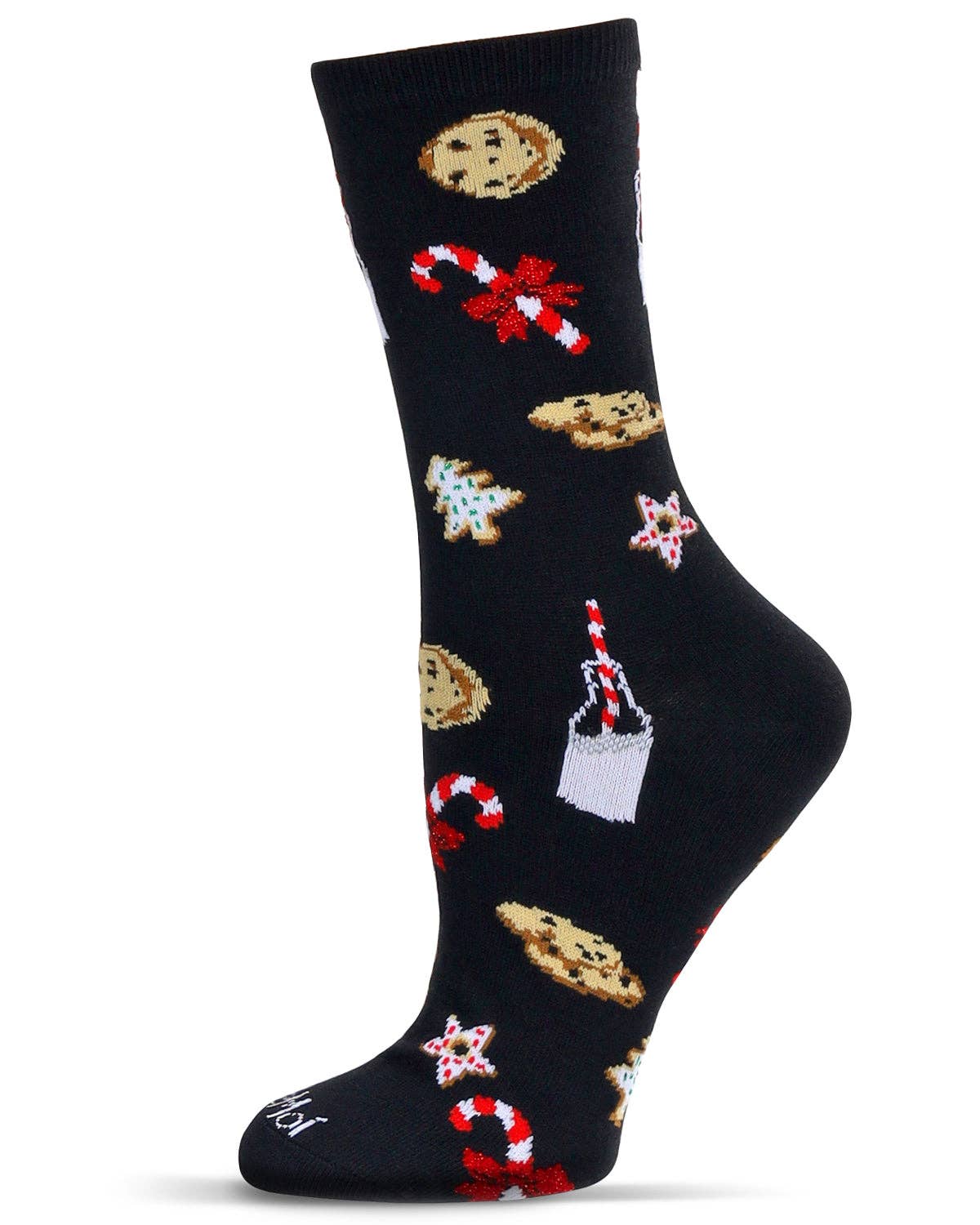 Milk & Cookies Holiday Crew Socks