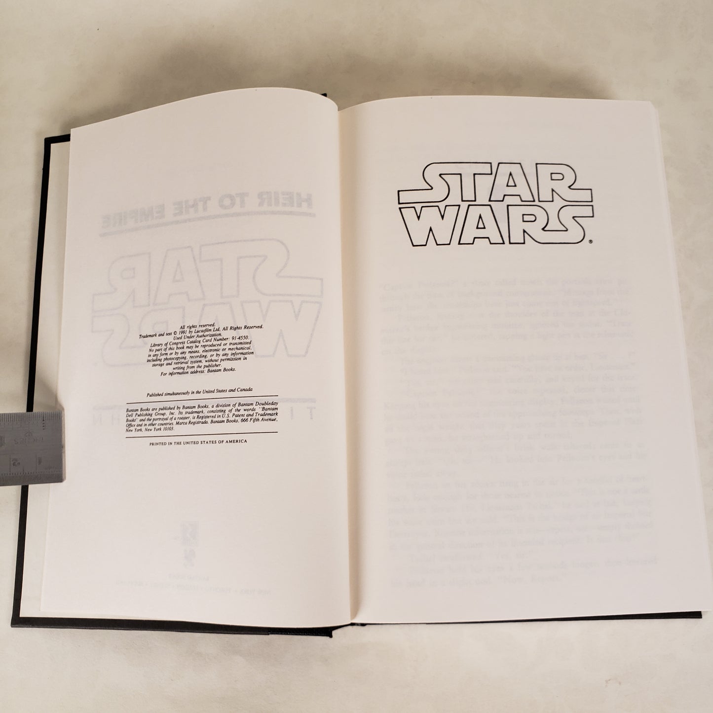 Star Wars: Heir to the Empire - 1991 BCE Hardcover (Thrawn Trilogy #1)
