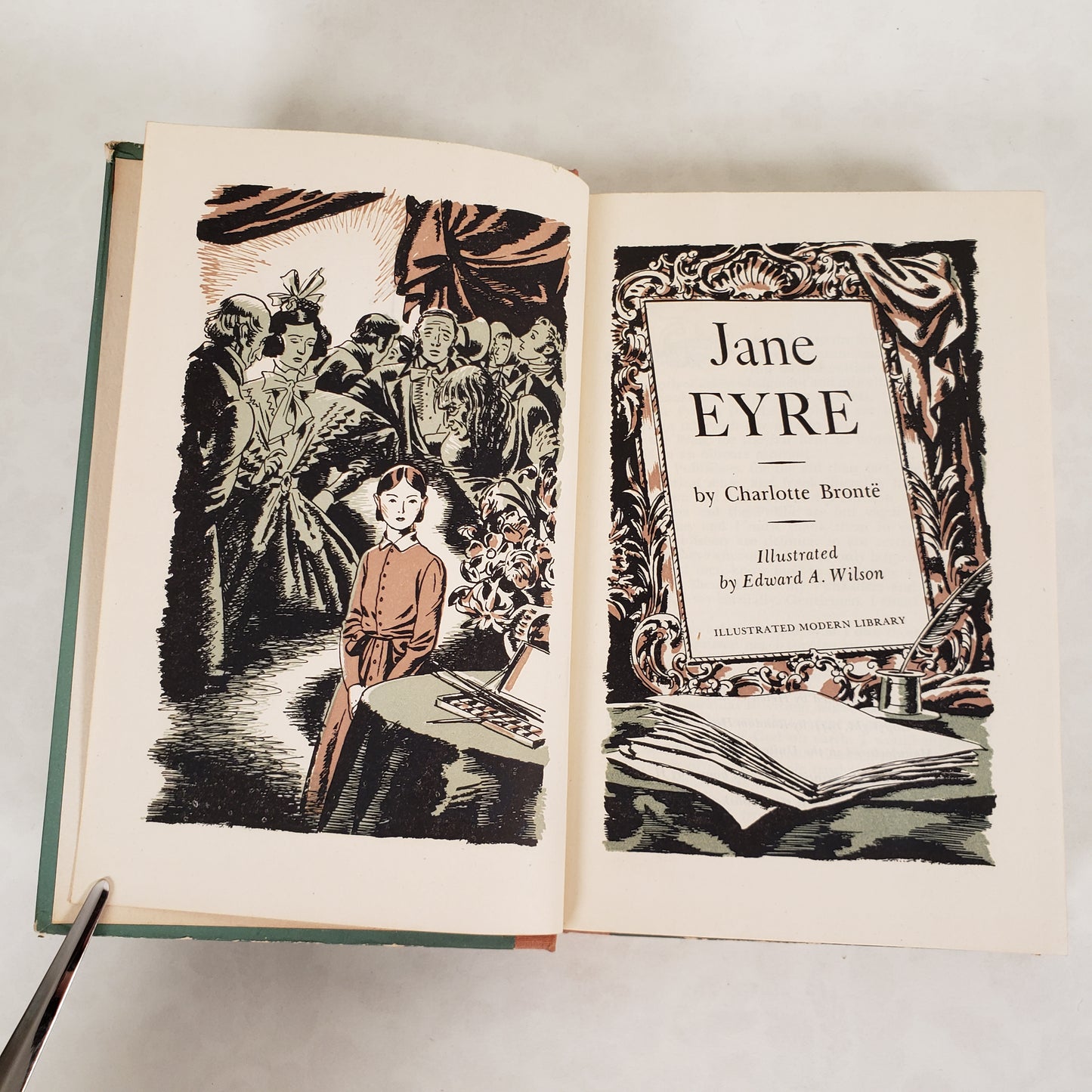 Jane Eyre - 1944 Illustrated Modern Library Hardcover