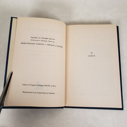 An Introduction to the Metaphysics of St. Thomas Aquinas - 1953 Hardcover