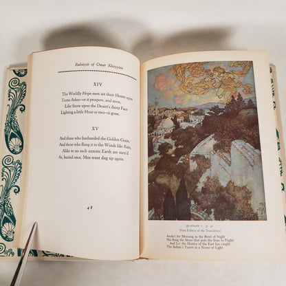 The Rubaiyat of Omar Khayyam - Illustrated 1952 Hardcover