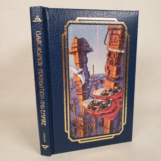 Foundation and Empire - 1991 Doubleday Blue Faux Leather - Hardcover