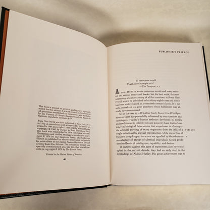 Brave New World - Leatherbound Easton Press Edition - Hardcover
