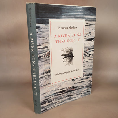 A River Runs Through It - 1989 Illustrated Hardcover