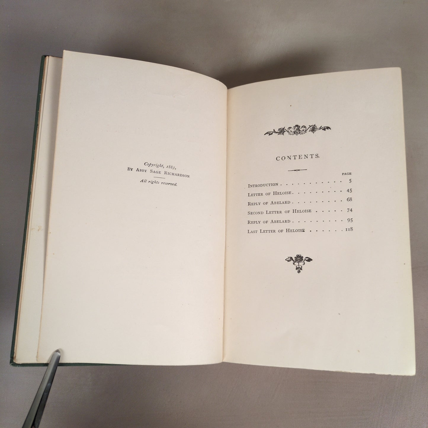 Abelard and Heloise: A Mediaeval Romance - 1883 Hardcover