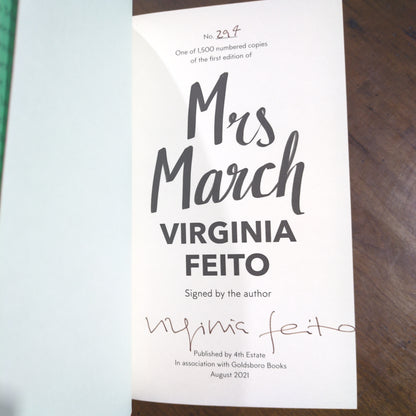 SIGNED Mrs. March - Goldsboro Limited Edition HC