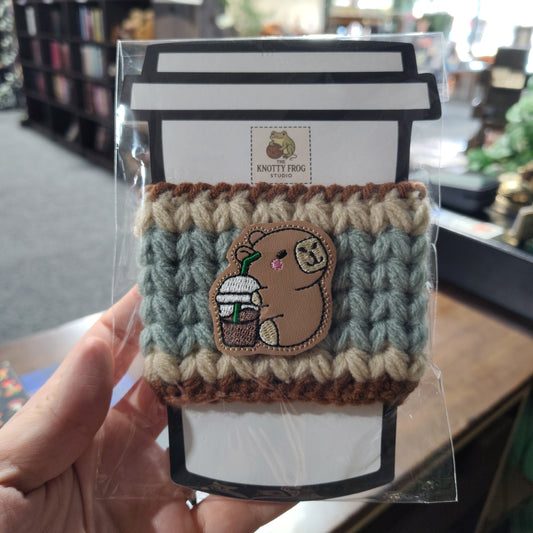 Capy Crochet Cup Cozy