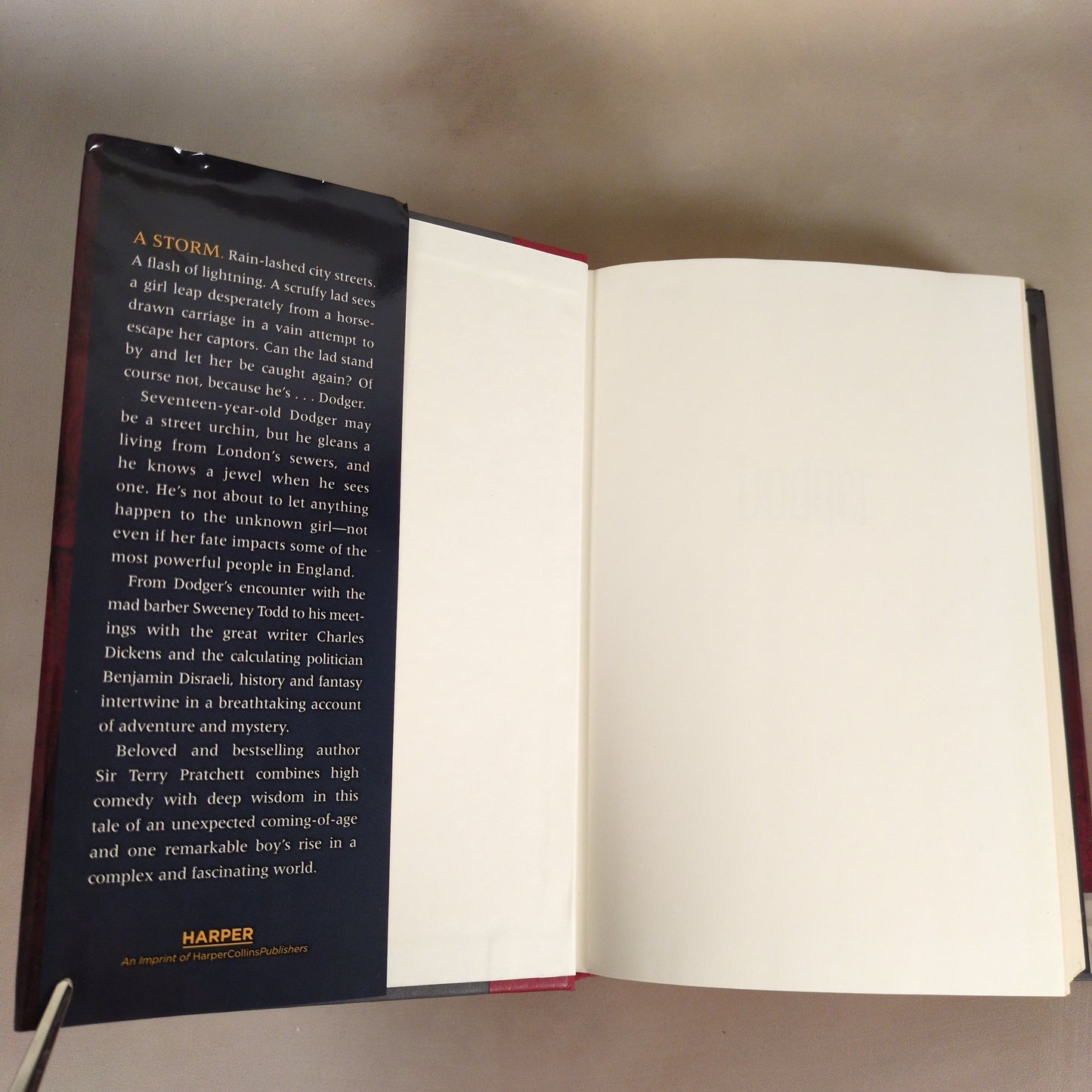 Dodger - First US Edition with SIGNED Bookplate