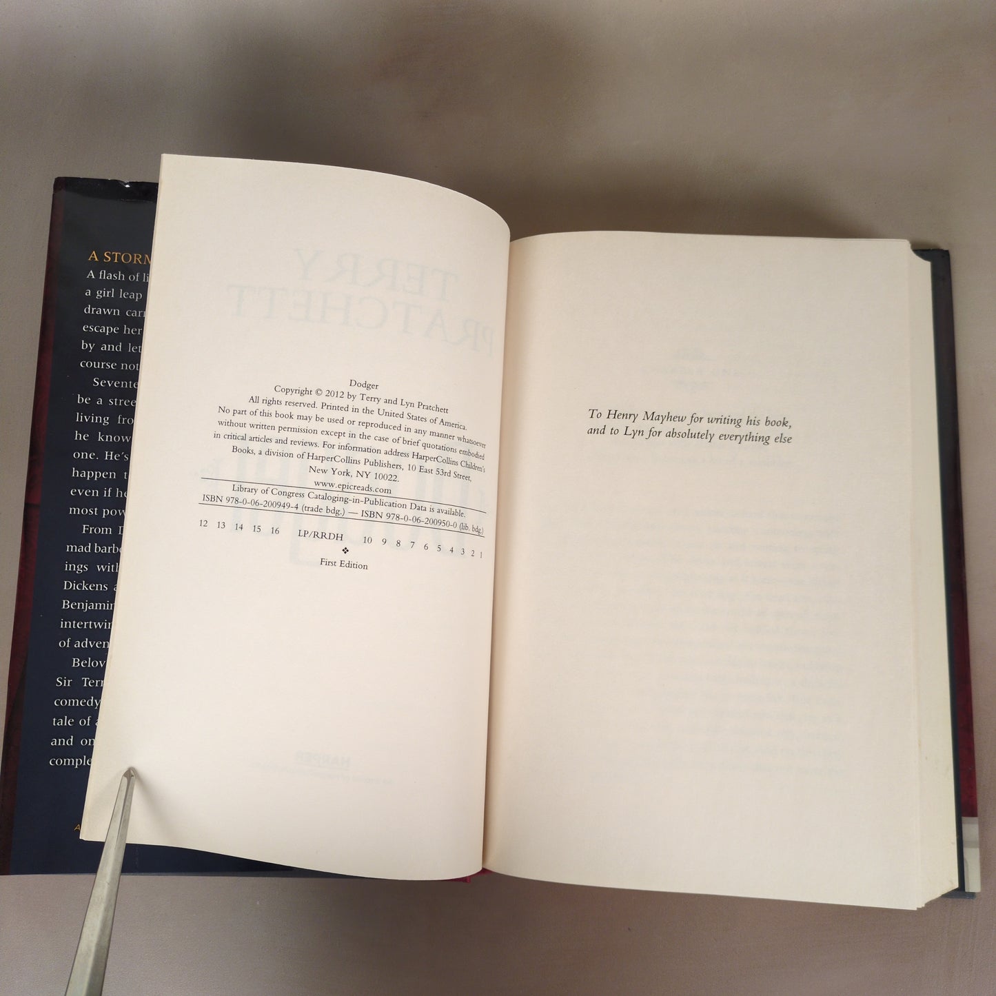 Dodger - First US Edition with SIGNED Bookplate