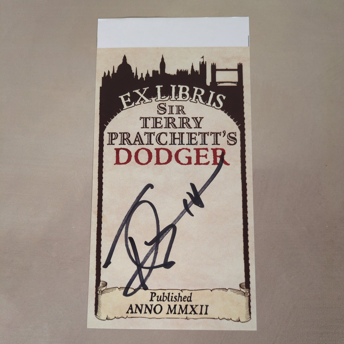 Dodger - First US Edition with SIGNED Bookplate