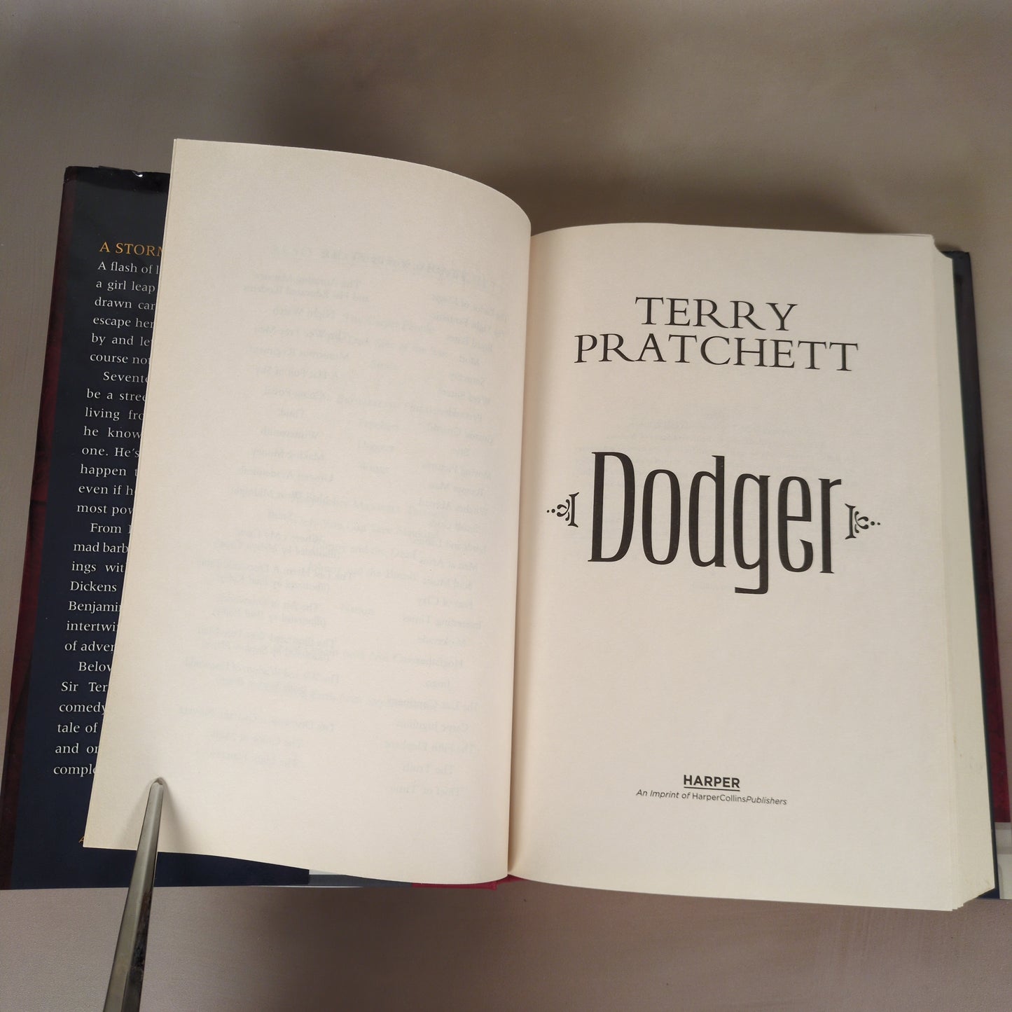 Dodger - First US Edition with SIGNED Bookplate
