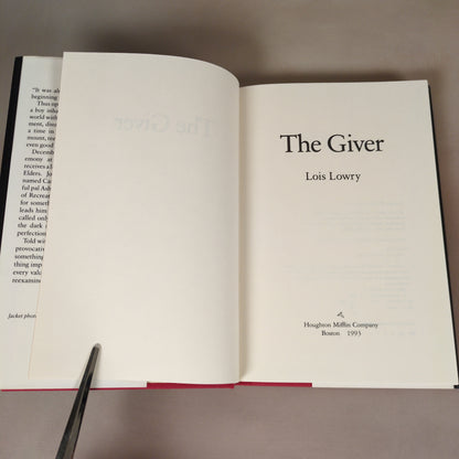 The Giver - First Edition Hardcover