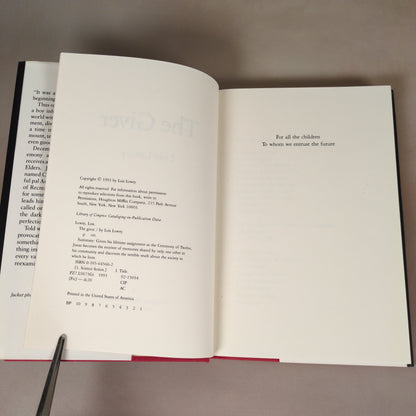 The Giver - First Edition Hardcover