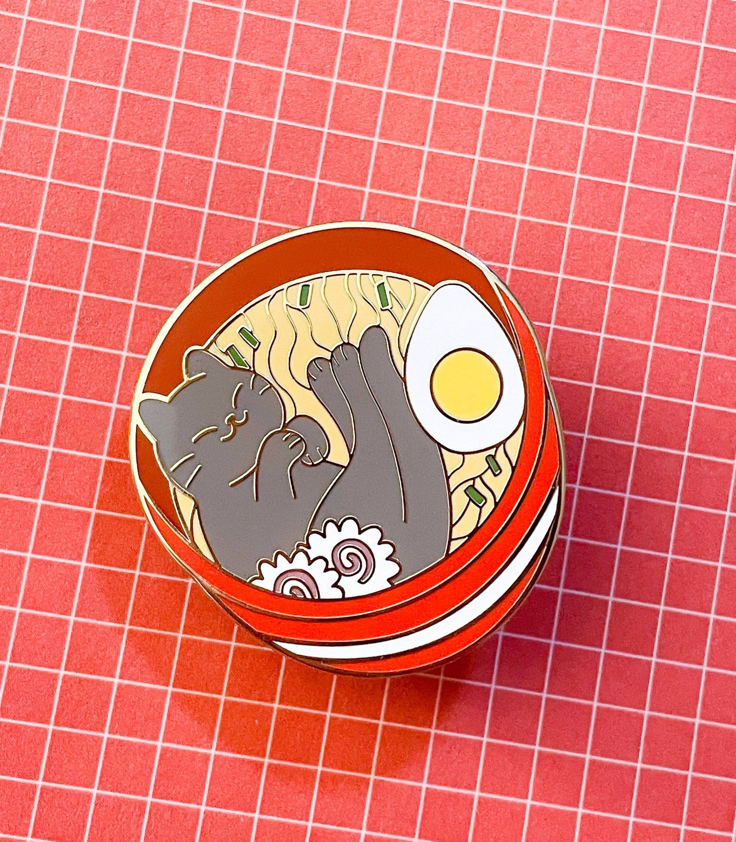 Ramen Cat Hard Enamel Pin