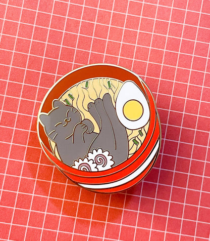 Ramen Cat Hard Enamel Pin