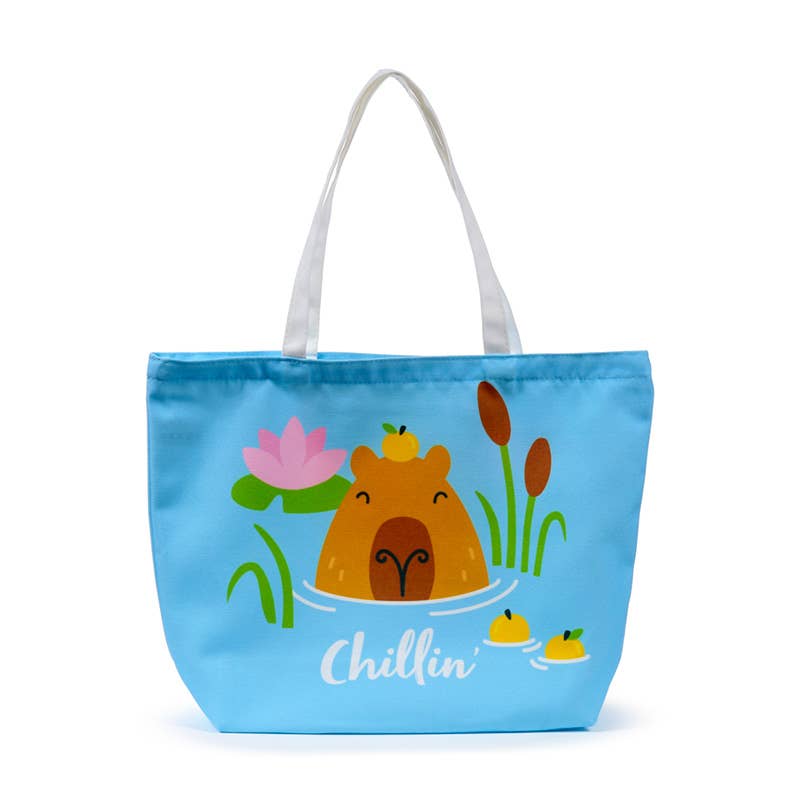 Capybara Chillin' Beach Bag
