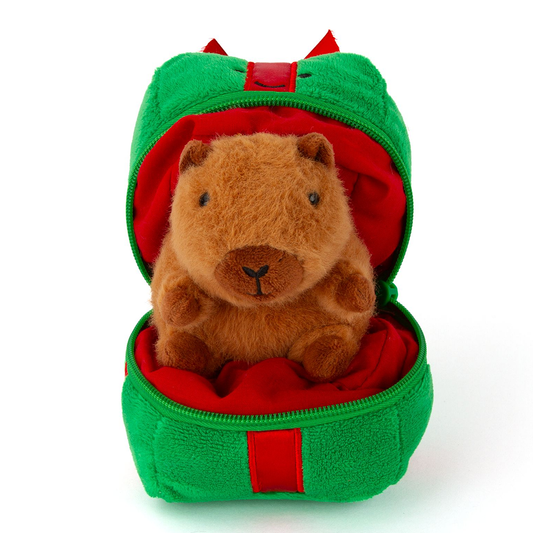 Christmas Gift Zip-Up Capybara Plush