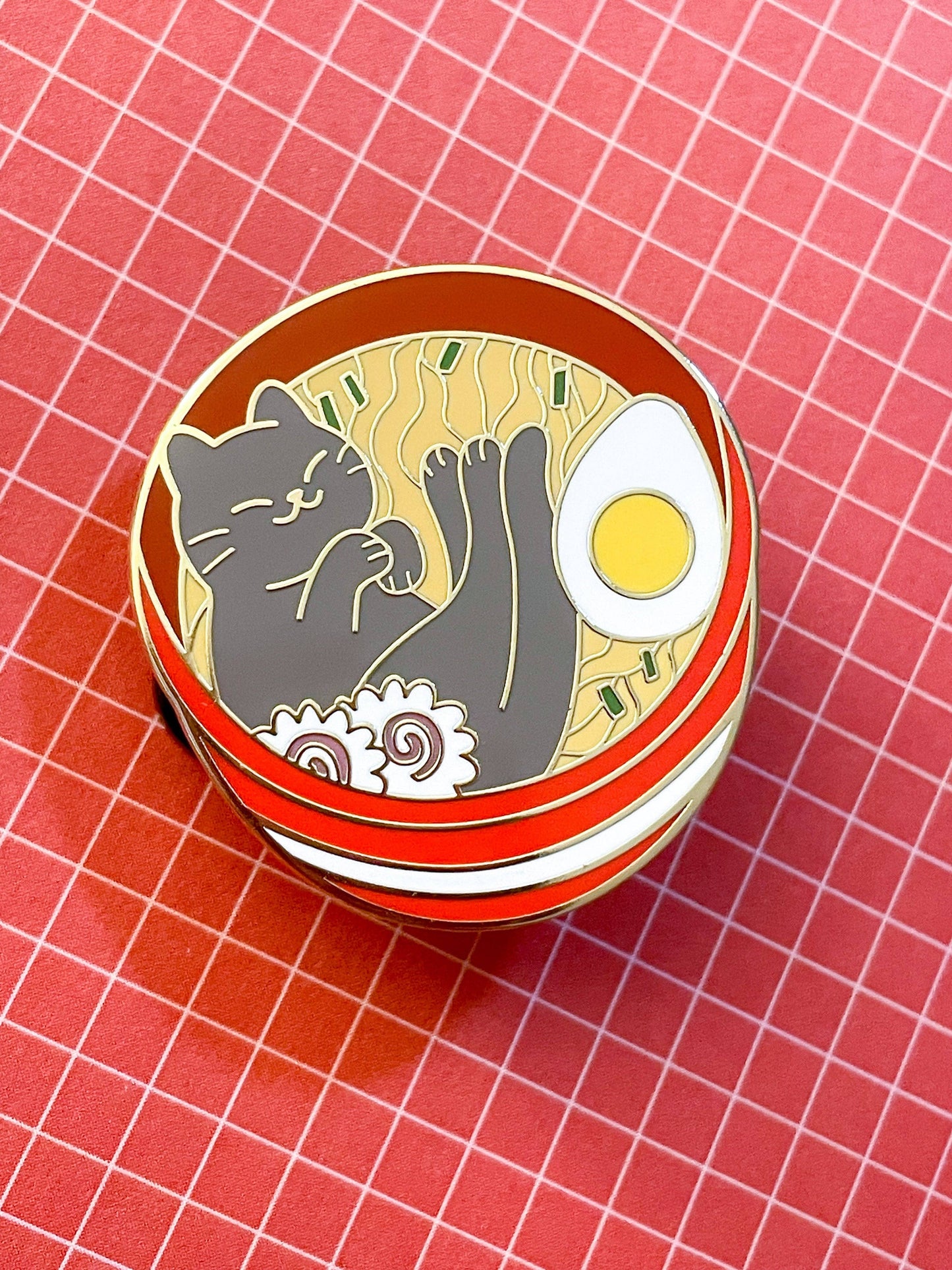 Ramen Cat Hard Enamel Pin