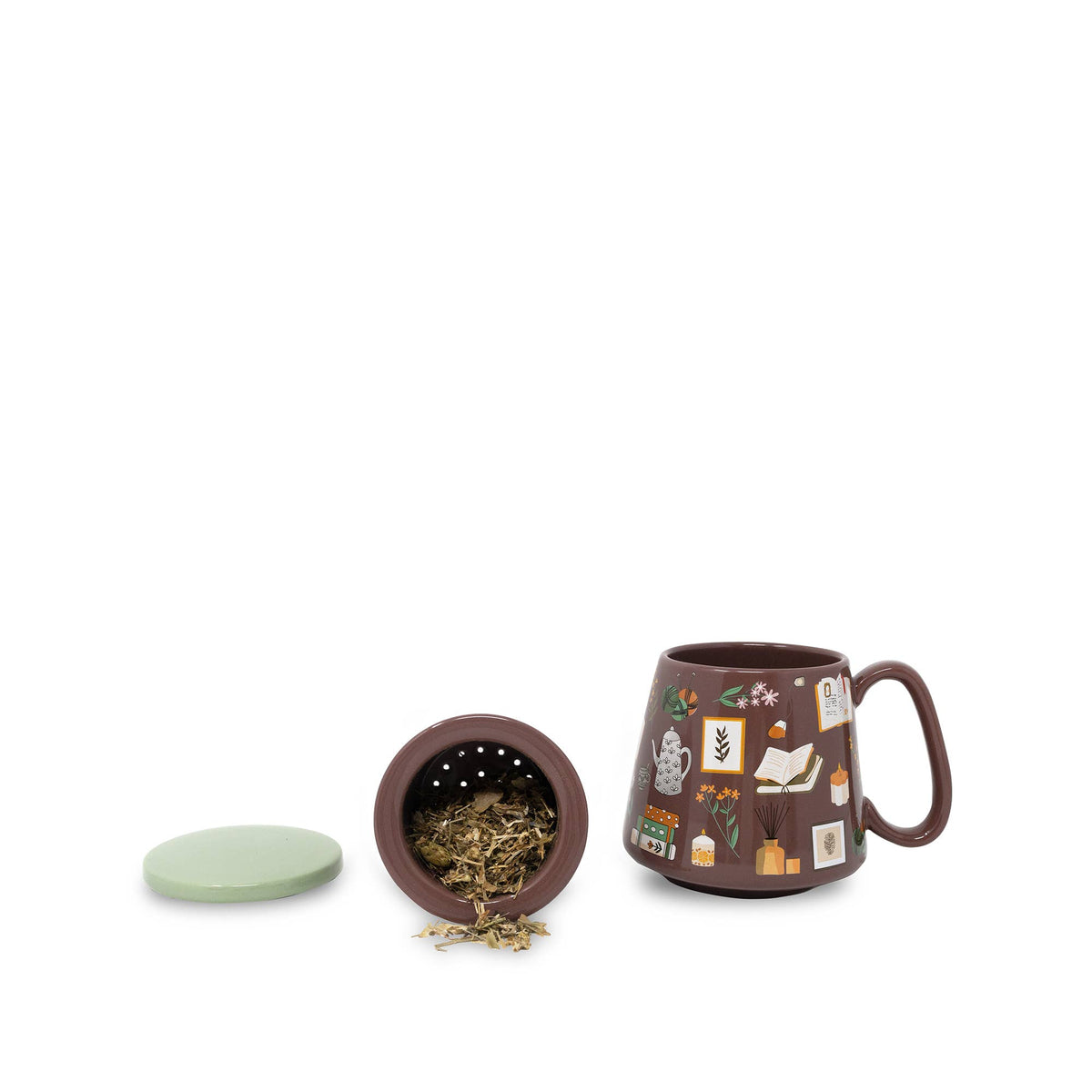 Book Nook Tea Infuser Mug